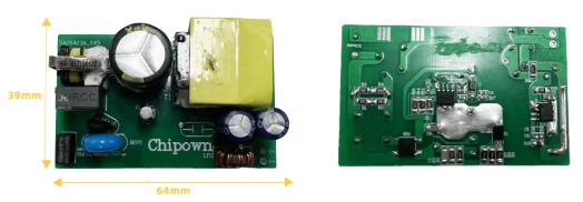 PN8390_12V2A六級能效電源適配器方案DEMO 實(shí)物圖